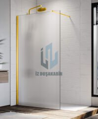 İZDUŞAKABİN 6MM SEPERATÖR GOLD PROFİL BUZLU CAM H: 200CM